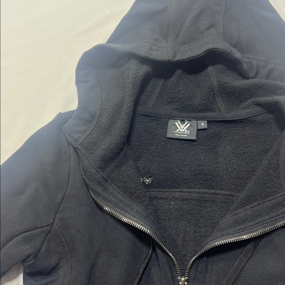 Women’s vortex black full zip hoodie size small - Picture 4 of 9